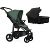 TFK Mono4 2v1 Olive Combi carrycot + Seat unit Nenafukovacie kolesá (s výplňou) Hlboká vanička Anthracite with Red Higlights
