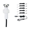 Vstavané vonkajšie svietidlo Paulmann 93694 MicroPen II IP67 5x0,22W 3000K set