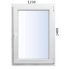 Plastové okno 1200x1400 OS pravé ALUPLAST