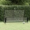 2-v-1 futbalová odrazová sieť 202x104x120 cm oceľ-ForU-93373