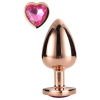 Dream Toys Gleaming Love Plug Rose Gold Medium