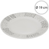 Affek Design MX9319 Porcelánový dezertný tanier, okrúhly 19cm
