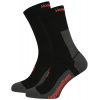 Horsefeathers Cadence Long Black/Red 5-7