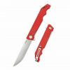 Vega Kubey KU253F Pylades Red vreckový nôž 11,8 cm, červená, G10, spona