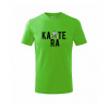 Karate bojovník - Tričko detské bavlnené - 122 cm/6 rokov ( Apple Green )