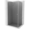 Mexen Pretoria sprchovací kút 80x70cm, 6mm sklo, chrómový profil-šedé sklo, 852-080-070-01-40