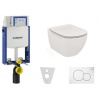 Geberit SET Kombifix 110.302.00.5 +WCzávesné Id.Standard TESI +sedátko +Sigma01 Biele 110.302.00.5 NF1