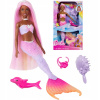 Bábika Barbie Mattel Brooklyn Morská panna Zmena farby HRP98
