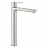 Grohe Vysoká umyvadlová baterie Lineare bez výpusti supersteel 23405DC1