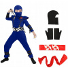 Kostým pre chlapca- Kostým Ninja Altera, 110-122 (Black Ninja Master Dragon 110/122 Svaly)