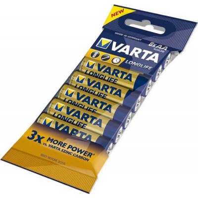 Varta LongLife AA 8x (fólia) VAR 4106 8x F