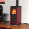 Kachle krbové, ELITA 2 ECO, bordová/červená Výkon 6,5kW - DOPRAVA ZADARMO