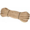 Jutová šnúra 12MM STÁČANÁ PRÍRODNÁ námornícka DEKORAČNÁ šnúra 10M