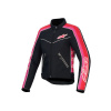 ALPINESTARS bunda STELLA T-DYNO WATER RESISTANT, ALPINESTARS, dámska (černá/červená/růžová) 2025 - S