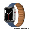 AC mobile Magnetický Opasok na hodinky Apple Watch 42, 44, 45 mm možnosti: silicone midnight