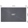 Epson plátno Laser TV 100