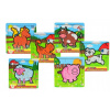 Teddies Pěnové puzzle Krtek 30x30 cm, 8ks auto