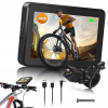 Spätné zrkadlo na riadidlá bicykla s 1080p kamerou pre nahrávanie, zadná kamera na bicykel CA
