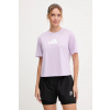 Tréningové tričko adidas Performance Workout Essentials JY2183 fialová M