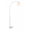 Globo Lighting Newcastle stojaca lampa 1x40 W biela-saténová-mramorová 58227