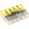Svorka Wago 2273-205, 0,5 - 2,5 mm2, 5-pólová, transparentná/biela