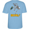 pánske tričko BONES SKATE SKELETON TEE Baby Blue XL