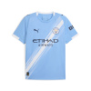 Pánske Tričko s krátkym rukávom PUMA MCFC HOME JERSEY REPLICA 78033801 – Modrá