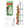 Pergola - Stĺpový stĺp Pergola Pergola pre ruže lezenie kvety + kotvy 190 cm (Stĺpový stĺp Pergola Pergola pre ruže lezenie kvety + kotvy 190 cm)