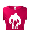 Dámské tričko - Hulk, Barva Sorbet, Velikost XS Bezvatriko.cz 0131