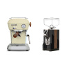 Ascaso Dream PID, Sweet Cream + Eureka Mignon Specialita, WD black, walnut