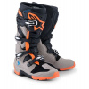 boty TECH 7 ENDURO, ALPINESTARS (černá/tmavě šedá/oranžová fluo, vel. 43)