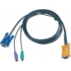 Špeciálny kombinovaný kábel Aten 2L-5206P KVM, VGA/PS/2