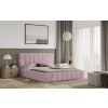 Posteľ RIMINI 140x200 ružová s úložným priestorom