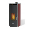 Artel Redonda Glass Thermo 20 bordó oceľ 19kw teplovodné krbové kachle na pelety so skleneným obkladom