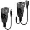 LINDY USB 2.0 Typ C Cat.6 Extender USB-C® USB 2.0 USB extender cez sieťový kábel RJ45 100 m; 43390
