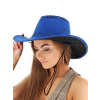 Klobúk - Kovboj - WESTERN LEGEND - modrý, Unisex