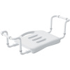 SPIRELLA Sedátko do vany, nastavitelné, bílé, hliník, 50-65 cm