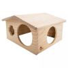 Pet Buddy PetBuddy roubenka velká, přírodní domek, 33 x 28 x 18 cm, borové dřevo