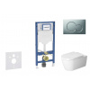 Geberit Duofix Set predstenovej inštalácie, klozetu ME by Starck a dosky softclose, tlačidlo Sigma01, matný chróm SANI11CP2110
