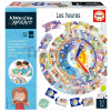 Náučná hra Les Heures Educa Učíme sa hodiny s obrázkami 63 dielov od 5 rokov