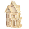 Woodcraft 3D drevené puzzle slávne budovy -Gotický dom DH001