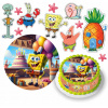 DIGITÁLNA TLAČ Opłatek na tort SPONGEBOB PATRYK SKALMAR + TEXT ZADARMO 7