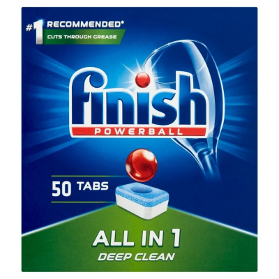 Reckitt Benckiser FINISH All In One Deep Clean tabletky do umývačky 50ks