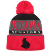 Adidas Pánska zimná čiapka Ottawa Senators Cuffed Knit Hat With Pom