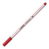 Vláknový fix s flexibilným štetcovým hrotom STABILO Pen 68 brush tmavo červená [1 ks]