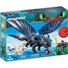 PLAYMOBIL 70037 DreamWorks Dragons, Toothless and Hiccup with Baby Dragons, Suitable for Ages 4 and Above