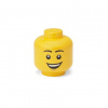 LEGO úložná hlava (mini) - šťastný chlapec