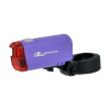 Svetlo LONGUS zadné 1 SUPER LED 2f fialové + batérie