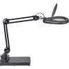 LED svietidlo s lupou MAULviso ,dĺžka ramena 310 mm, so stojanovou nohou MAUL