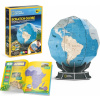 CUBICFUN 3D puzzle Glóbus (stírací) 32 dílků